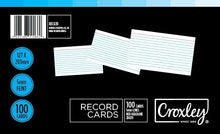 Load image into Gallery viewer, JD639 Record Cards 127x203mm