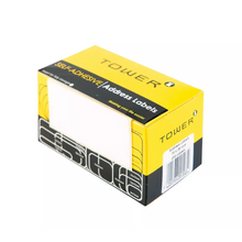Load image into Gallery viewer, Tower 75 X 38Mm Address Labels White