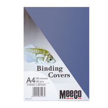 Load image into Gallery viewer, Binding Covers Clear 150Mic A4 Meeco