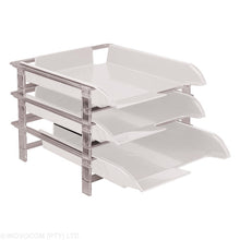 Load image into Gallery viewer, Letter Tray Bantex Vision (3 Set) Blue 9414