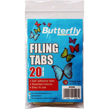 Load image into Gallery viewer, Filing Tabs Butterfly 20 Pack