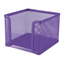 Load image into Gallery viewer, Desk Cube Holder Mesh Purple SDS