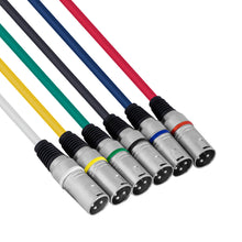 Load image into Gallery viewer, Cable Hybrid Xlr(F)-Xlr(M) 1M 6PC Different Colour
