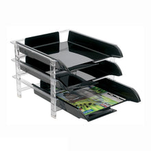 Load image into Gallery viewer, Letter Tray Bantex Vision (3 Set) Clear 9414