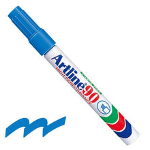 Load image into Gallery viewer, Artline 90 Green Permanent Marker Chisel Point