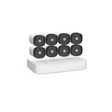 Load image into Gallery viewer, Tenda K8P-4TR 8-channel PoE security kit with eight 4MP bullet cameras and NVR