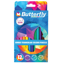 Load image into Gallery viewer, Pencils Coloured Butterfly (12)