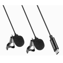 Load image into Gallery viewer, Saramonic LavMicro U3C Dual Lavalier Microphones (USB-C with 6m Cable)
