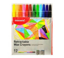 Load image into Gallery viewer, Wax Crayons Retractable Monami
