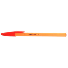 Load image into Gallery viewer, Bic Orange Red Pen Fine
