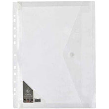 Load image into Gallery viewer, A4 Carry Folder Expandable Clear Meeco
