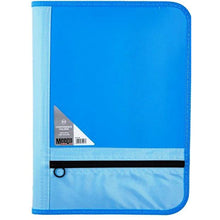 Load image into Gallery viewer, Conference Folder WITH ZIP BLUE (Meeco)
