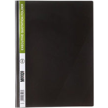Load image into Gallery viewer, A4 Quotation Folder (Premium) Butterfly (Black)
