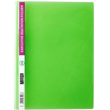 Load image into Gallery viewer, A4 Quotation Folder (Premium) Meeco Green
