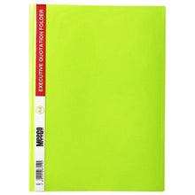 Load image into Gallery viewer, A4 Quotation Folder (Premium) Meeco NEON Yellow
