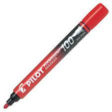 Load image into Gallery viewer, Permanent Marker Pilot Bullet Point 100 Red
