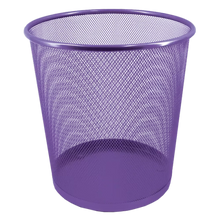 Load image into Gallery viewer, Waste Bin Mesh Purple SDS Round
