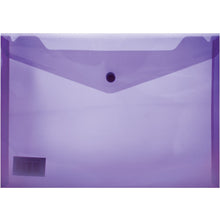 Load image into Gallery viewer, A4 Carry Folder Meeco PVC Purple
