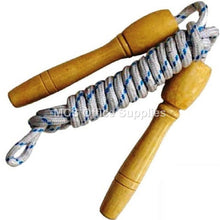 Load image into Gallery viewer, Skipping Rope Wooden Handle
