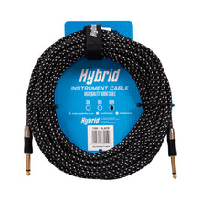 Load image into Gallery viewer, Cable Hybrid Instrument 10m Black J2J
