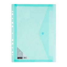 Load image into Gallery viewer, A4 Carry Folder Expandable Turquoise Meeco
