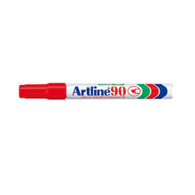 Load image into Gallery viewer, Artline 90 Black Permanent Marker Chisel Point
