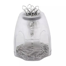 Load image into Gallery viewer, Paper Clip Dispenser Clear Bantex
