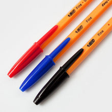 Load image into Gallery viewer, Bic Orange Red Pen Fine
