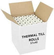 Load image into Gallery viewer, ProSlip 57 x 40 Thermal Rolls  | Cash Register &amp; POS Paper Roll
