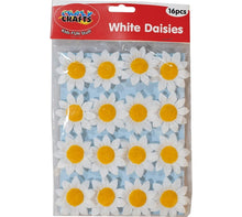 Load image into Gallery viewer, Crazy Crafts Daisies White 16pcs
