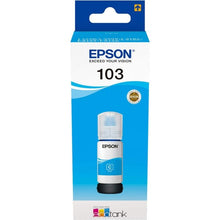 Load image into Gallery viewer, Epson 103 Cyan Ink Bottle
