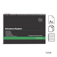 Load image into Gallery viewer, RBE A4 Attendance Register 28 Pages
