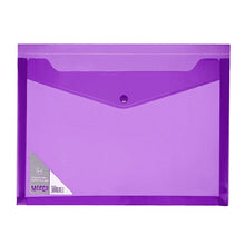 Load image into Gallery viewer, A4 Carry Folder Expandable Violet Meeco
