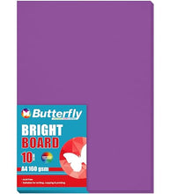 Load image into Gallery viewer, A4 160gsm (20) Bright Assorted Pad Butterfly
