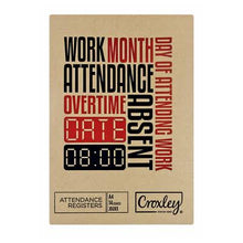 Load image into Gallery viewer, JD283 A4 Attendance Register 14pg
