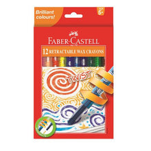 Load image into Gallery viewer, Wax Crayons Retractable Faber-Castell 12's
