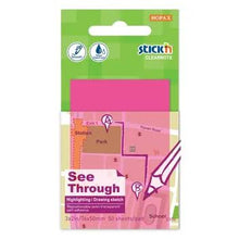 Load image into Gallery viewer, Stick'n Clear Notes 76 x 51mm
