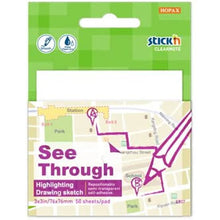 Load image into Gallery viewer, Stick'n Clear Notes 76 x 76mm
