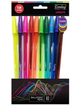 Load image into Gallery viewer, Croxley Create Ballpoint Pens - Fun Assorted (10 Pack)
