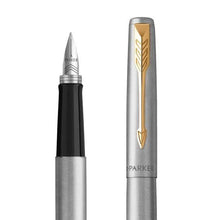 Load image into Gallery viewer, Parker Jotter Core Stainless Steel GT Fountain Pen
