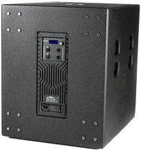 Load image into Gallery viewer, PowerWorks Artemis 18SB active 18-inch powered subwoofer - rear amplifier panel
