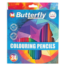 Load image into Gallery viewer, Pencils Coloured Butterfly (24)
