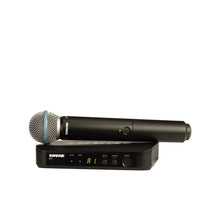 Load image into Gallery viewer, Shure BLX24E/B58-M17 wireless vocal system with Beta 58A handheld microphone and BLX4 receiver
