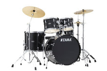 Load image into Gallery viewer, TAMA Stagestar ST52H6 Black Night Sparkle drum kit
