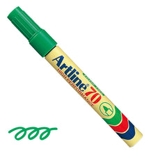 Load image into Gallery viewer, Artline 70 Green Permanent Marker Bullet
